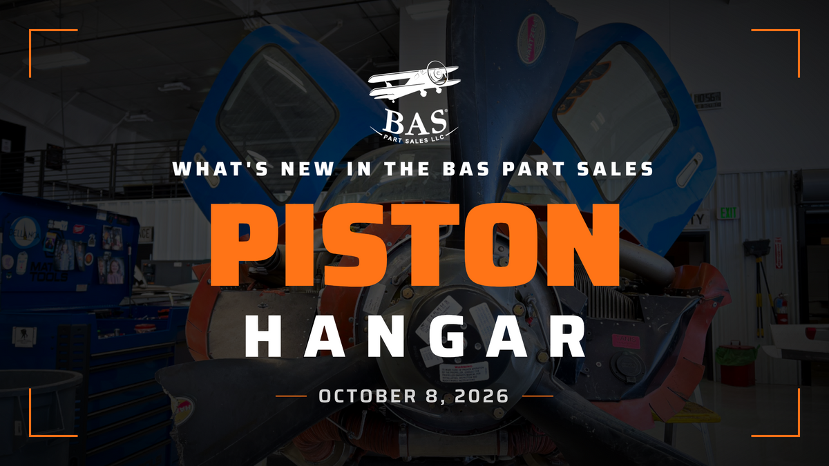 Cessna A185F, 182N, Piper PA-28-181, and Cirrus SR22T Parts Coming Through BAS
