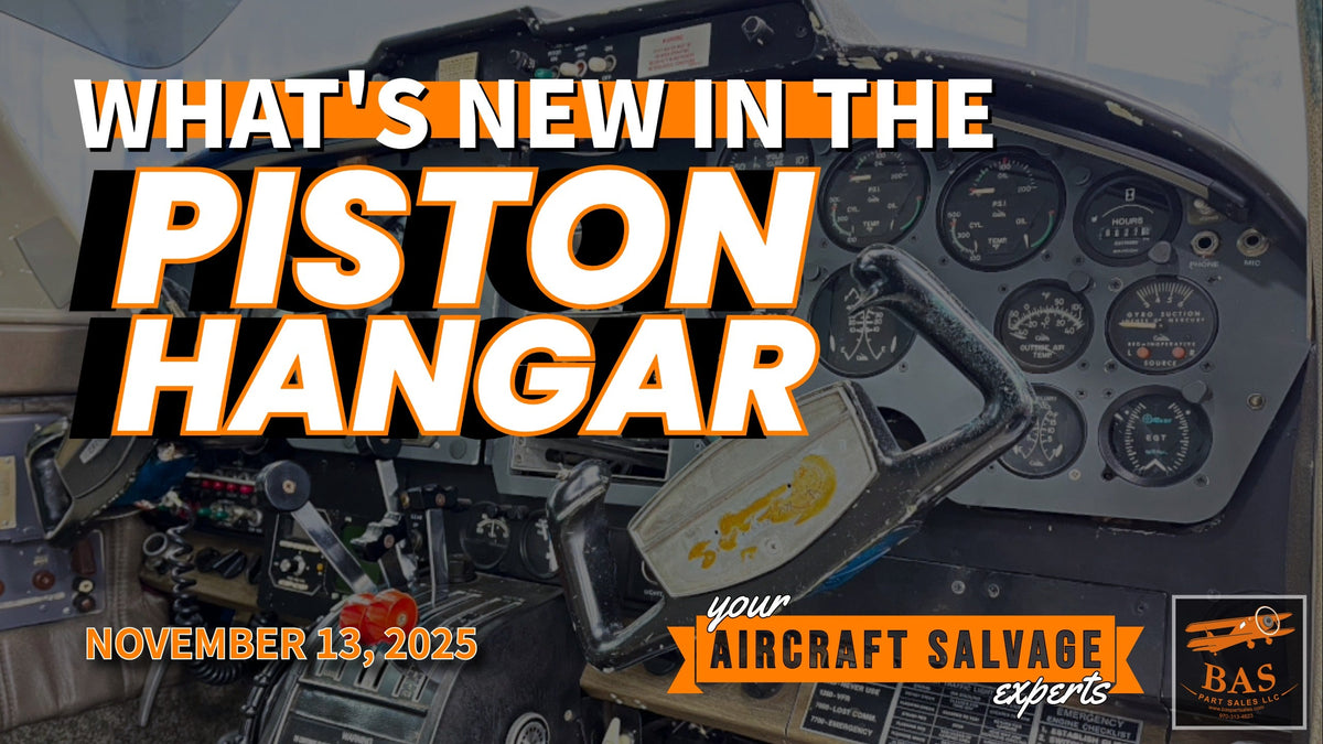 New In The BAS Disassembly Hangar November 13th 2025