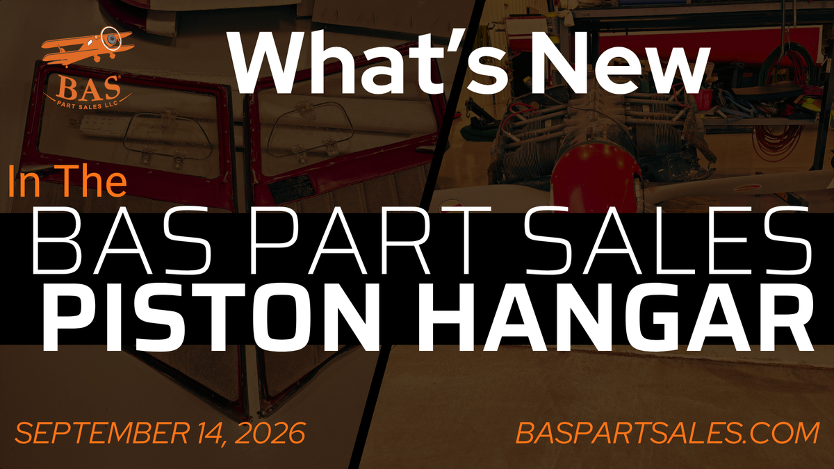 Stinson, Piper PA-23, PA-28-181, and Bellanca Decathlon Parts: New BAS Disassembly