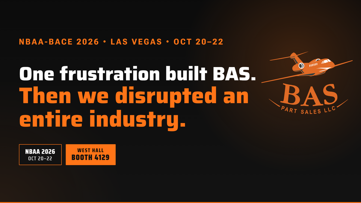 One Frustration Built BAS. The Competition Is Still Catching Up. See Why at NBAA-BACE 2026.