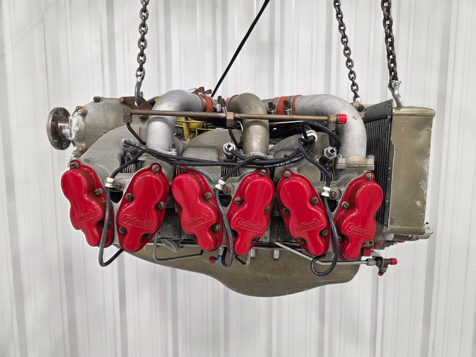 Continental GTSIO-520-D Engine, 517 Hours SMOH (No Prop Strike)