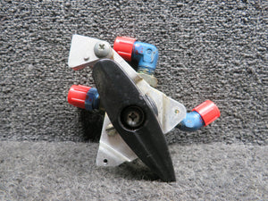 491-947 (Alt: 6S122) Piper PA28-180 Fuel Selector Valve with Support Assembly