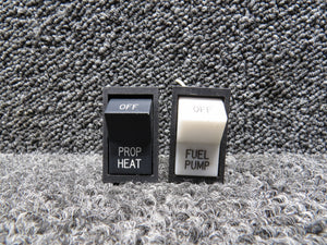 688-296 (Alt: 8941K699) Piper PA46-350P Fuel Pump & Prop Heat Switch Set of 2