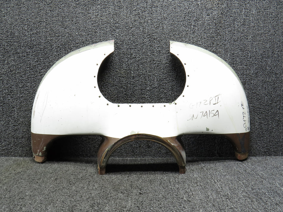 0552019-15 Cessna P172 Lower Engine Nose Cap Assy w Dual Landing Light Cutout