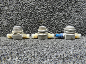 Z908 Puritan Bennett Oxygen Outlet Valve Set of 3 (Less Lids)