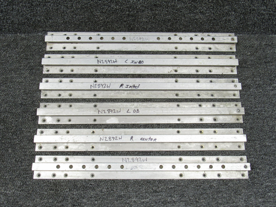 002-430021-37 Beech 58 Outside Seat Track (Set of 6)