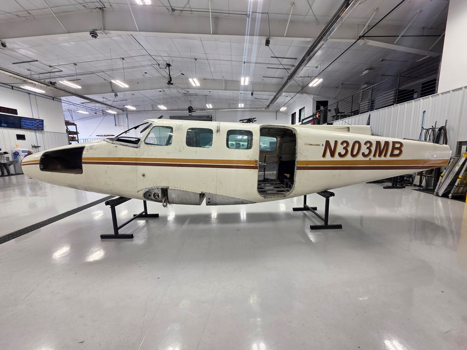 Cessna T303 Fuselage with Bill of Sale, Data Tag, Airworthiness & Logbooks