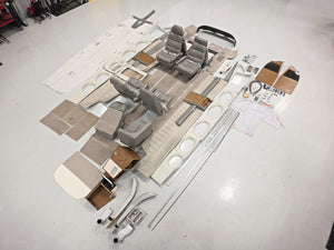 Cessna 421C Interior Set with Seats, Plastics, Carpet & Headliner