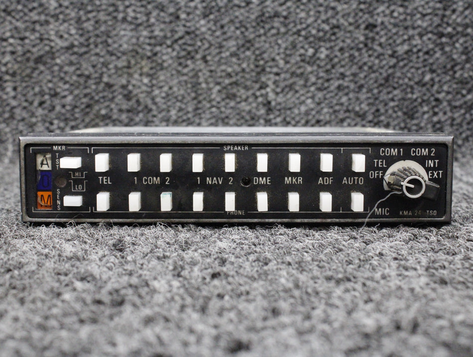 066-1055-03 King KMA-24 Audio Selector Panel with Mods (Volts: 14 or 28)