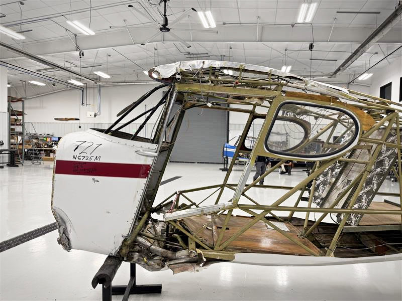 Stinson 108-3 Fuselage with Bill of Sale, Airworthiness & Logbooks