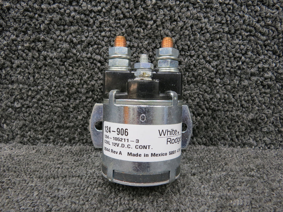 124-906 (Alt: 124-105211-3) White Rodgers DC Power Relay (Volts: 12)