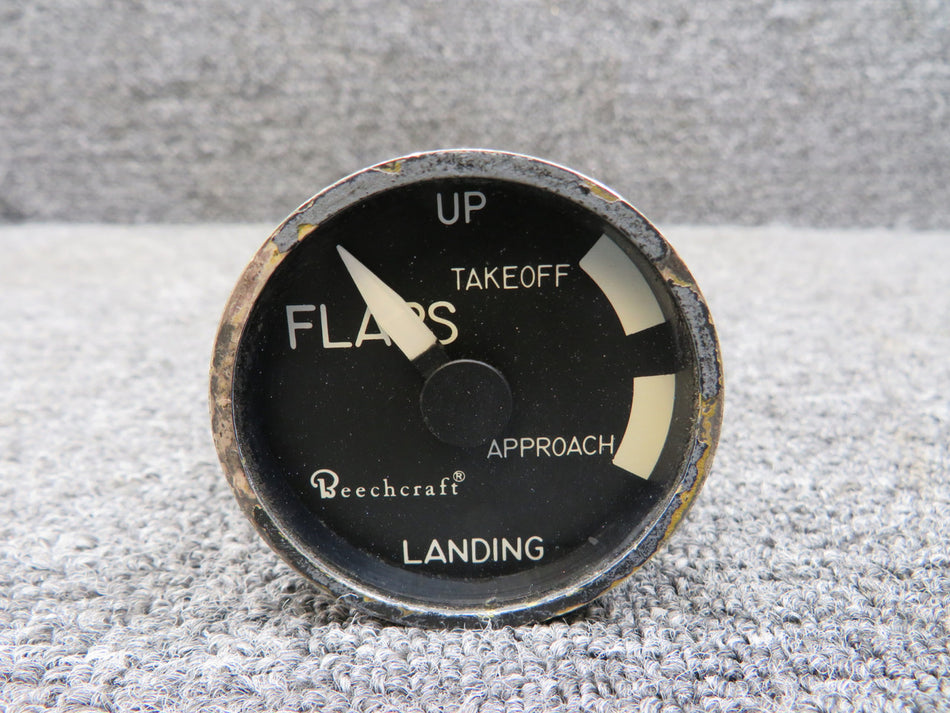 114-380019-3 Beechcraft 1900C Flaps Indicator (Chipped Paint)