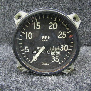 Cessna Mechanical Recording Tachometer Indicator (Hours: 3928.02) (CORE)