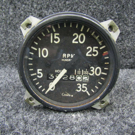 Cessna Mechanical Recording Tachometer Indicator (Hours: 3928.02) (CORE) BAS Part Sales | Airplane Parts