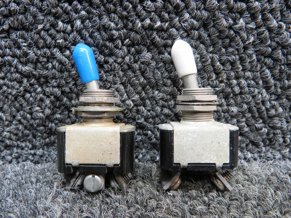 MS35058-22, MS35058-23 Piper PA24-250 Toggle Switch Set of 2