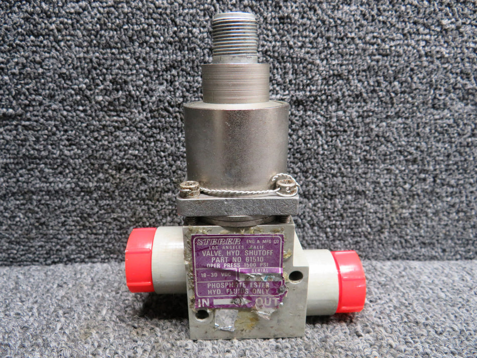 61510 Sterer Hydraulic Shutoff Valve (Volts: 18-30) (PSI: 1500)