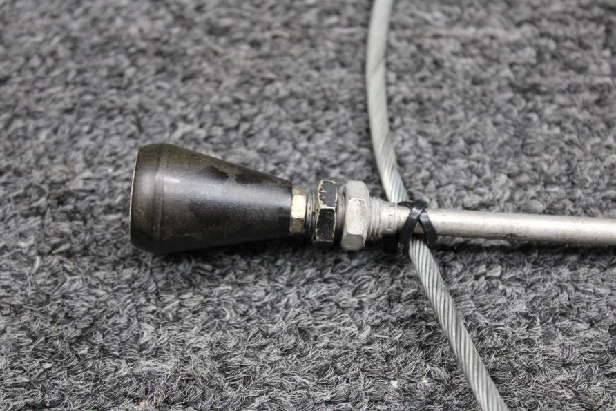 640257-009 Mooney M20J Cabin Fresh Air Control Cable (Length: 33”)