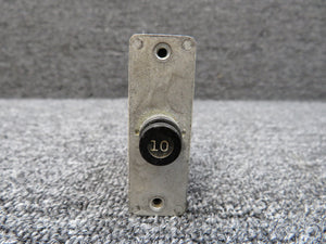 101-210-101 (Alt: MS-20017-10) Wood Electric Circuit Breaker Push Switch (A: 10)
