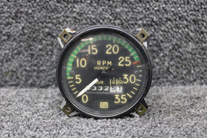 87379-003 Piper PA28-140 Tachometer Indicator (Hours: 5331.96) (Core)