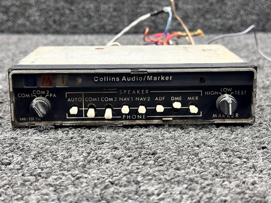 622-2087-006 Collins AMR-350 Audio Marker Beacon Radio (14V, Chipping Paint)