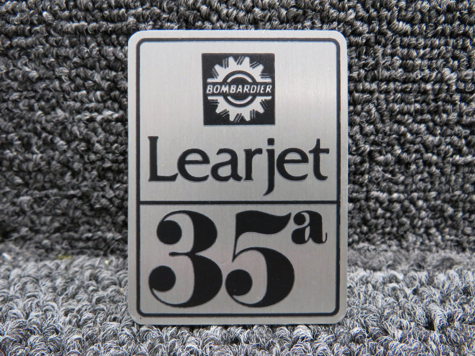 7603015-2 Learjet 35A Emblem (New Old Stock)