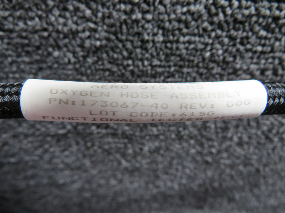 173067-40 Puritan Oxygen Hose Assembly (New Old Stock)