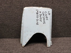 1213469-203 Cessna 210C Cowl Flap Assembly LH (Bent) (Colored)