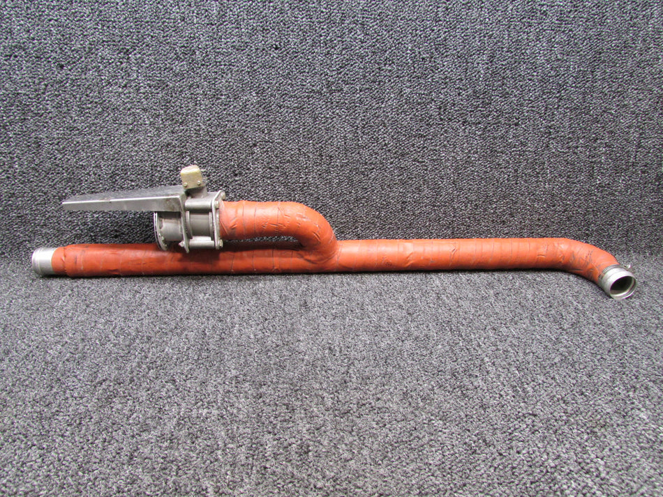 83838-002, 2431T1001 Piper PA46-310P Crossover Duct to LH Side w Shutoff Valve