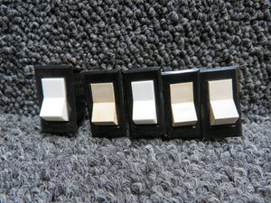 TA201-TW-B, S2160-1, Carling Rocker Switch (Set of 5)