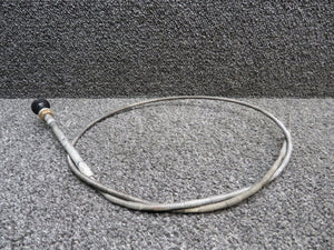 S1241-37 Cessna 182Q Cabin Heat Control Cable Missing Button (Length: 53”)