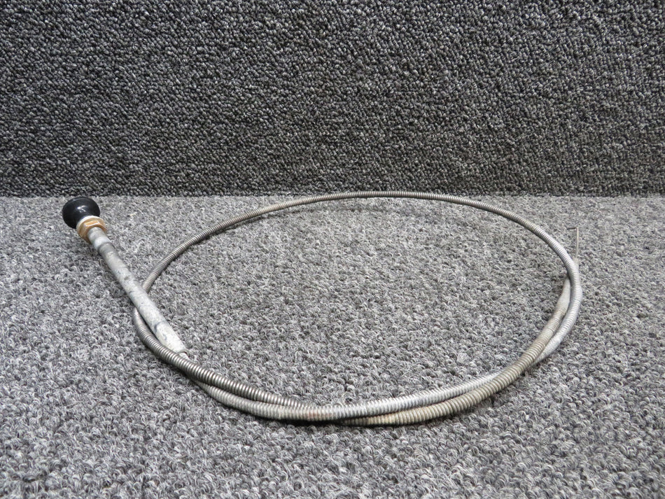 S1241-37 Cessna 182Q Cabin Heat Control Cable Missing Button (Length: 53”)