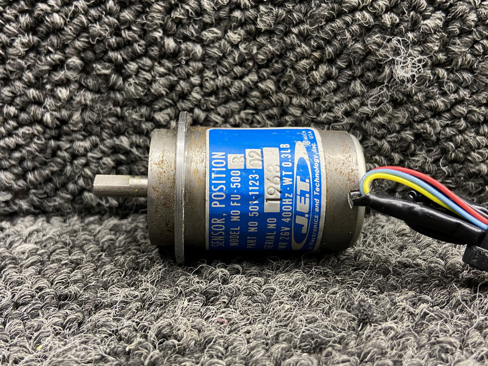 501-1123-02 JET FU-500B Horizontal Stabilizer Position Sensor (26V, Minus Arm)