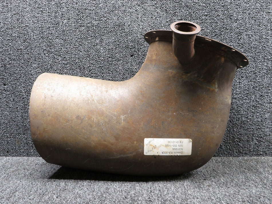 101-950022-3 Beech KA-200 RH Exhaust Stack Assembly (Rust)
