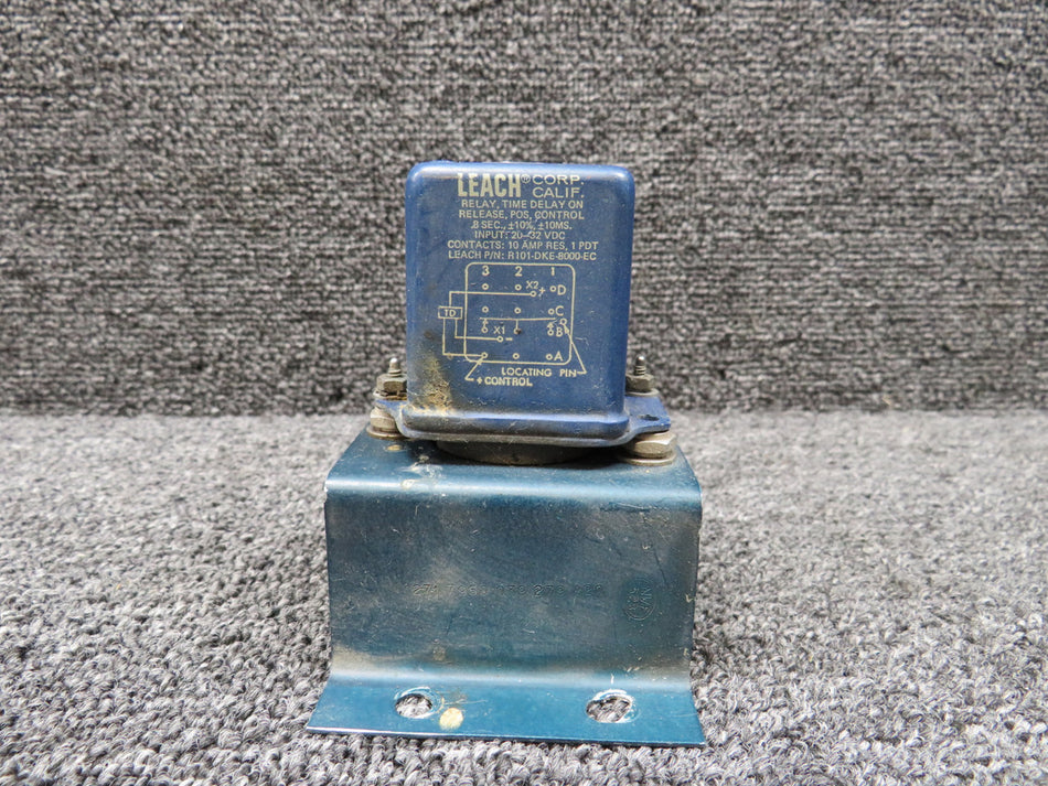 R101-DKE-8000-EC (Alt: 35344-8009) Leach Time Delay Relay with Bracket (20-32V)