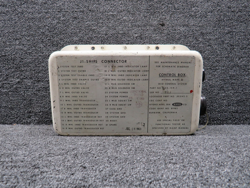 42-159-1 (Alt: JR1042-5) Hydro-Aire Skid Control Box