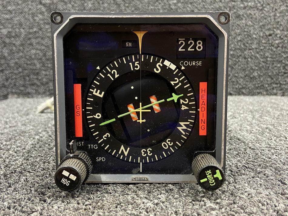 622-4151-013 Collins Avionics HSI-84 Course Select Indicator w Connectors