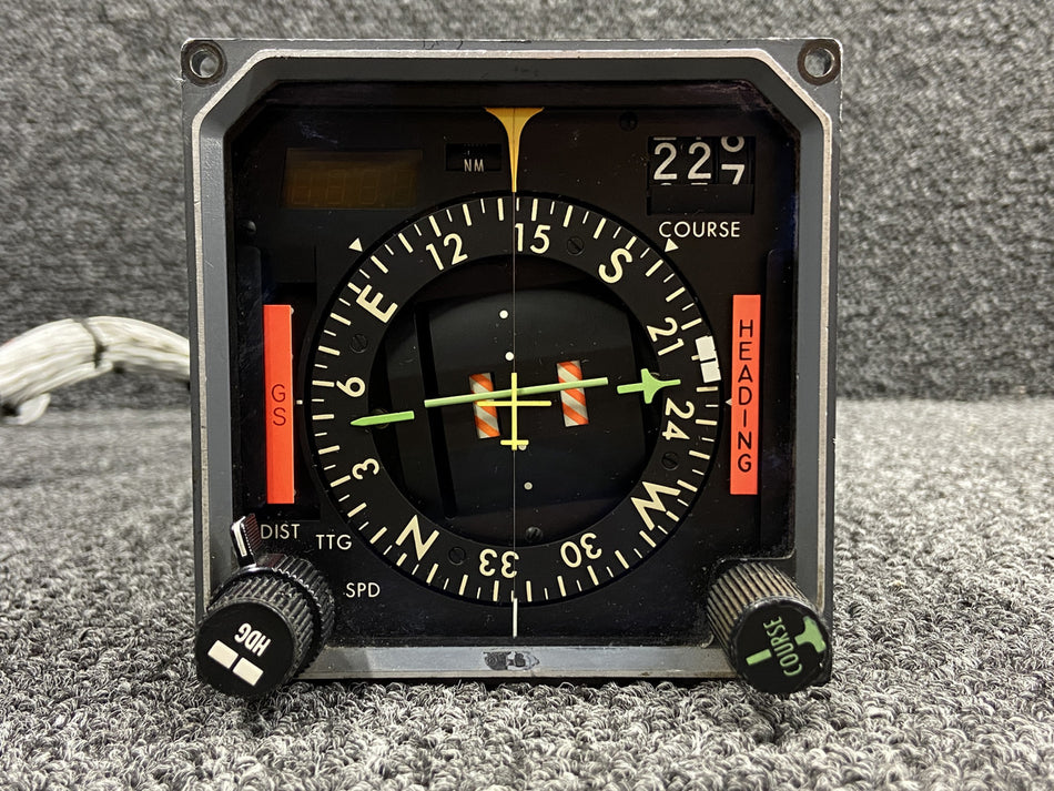 622-4151-013 Collins Avionics HSI-84 Course Select Indicator w Connectors & Mods