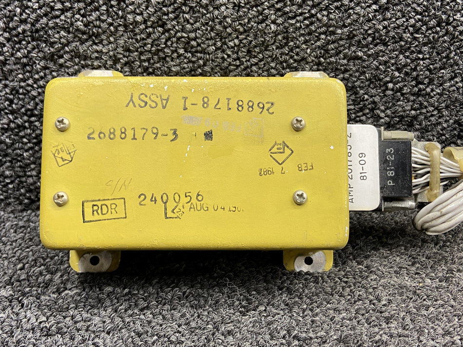 2688178-1 (Use: 2688178-003) Lear Jet 55 HF Audio Adapter Assembly