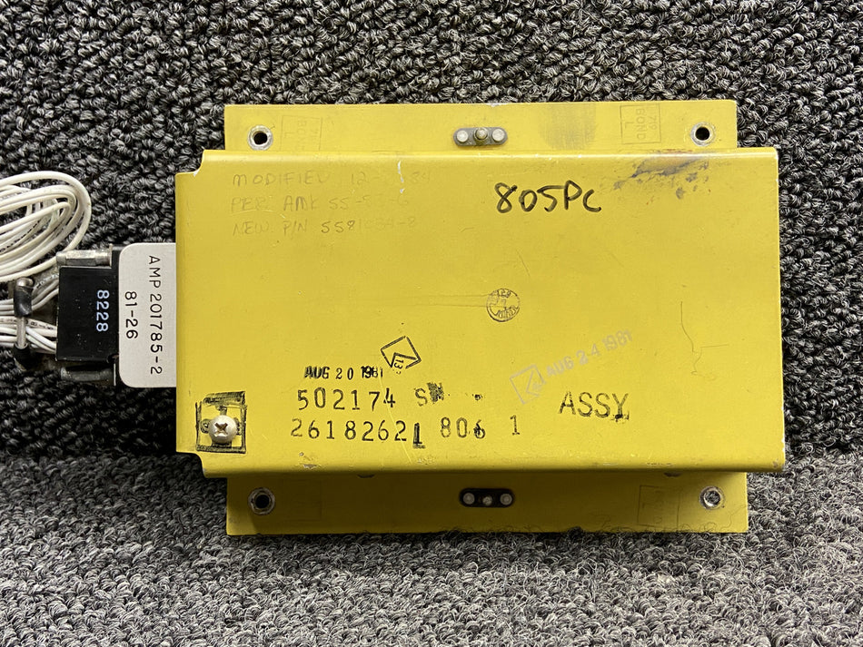 5581034-8 Lear Jet 55 Aft Dimmer Control Box Assembly LH