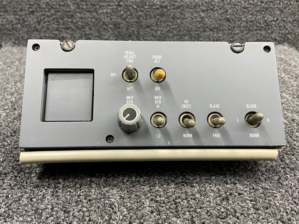 5489120-13, JG911B16 Lear Jet 55 Pilots Overlay Switch Panel Assembly