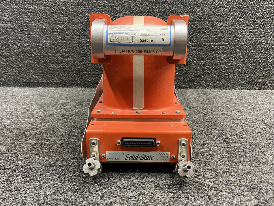 1603-02-03 Universal Avionics Cockpit Voice Recorder with Mounting Tray & Mods