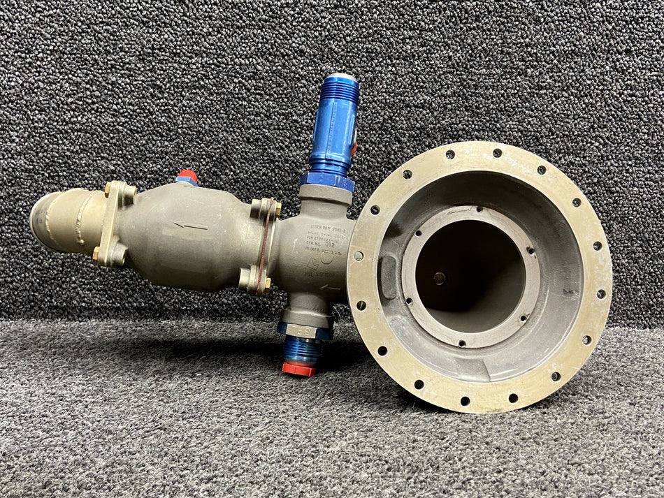2780609-101, 2780624-102 Parker Refueling Pressure Adapter w Shut Off Valve