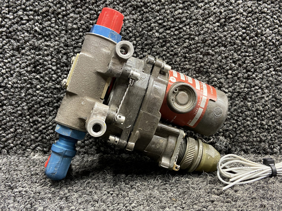 AV16E1182 ITT Aerospace Fuel Shut Off Valve Assembly (28V, 600 PSI)