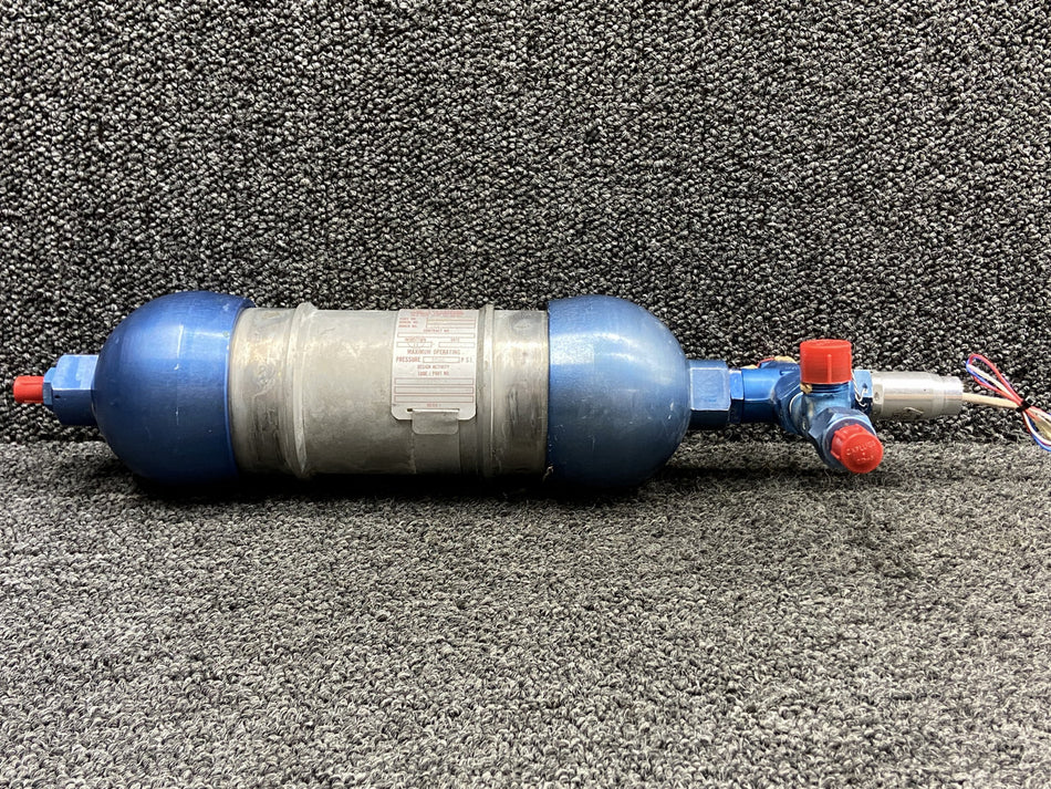60001-3 (Alt: MS28797-3) Teledyne Hydraulic Accumulator Assembly (3000 PSI)