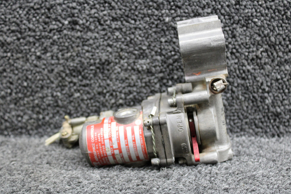 AV16B1900 (Alt: 980004-001) Aerostar 600 ITT Fuel Shutoff Gate Valve (28V)