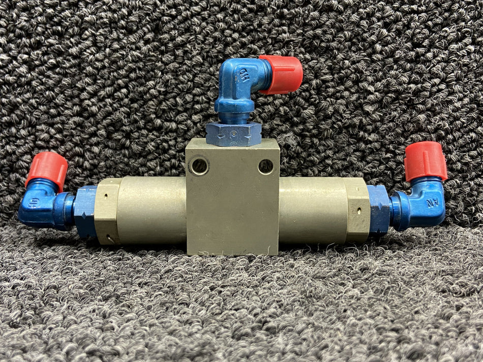 AN6277-4 (Alt: 2SV0413) Lear Jet 55 Hydraulic Shuttle Valve Assembly