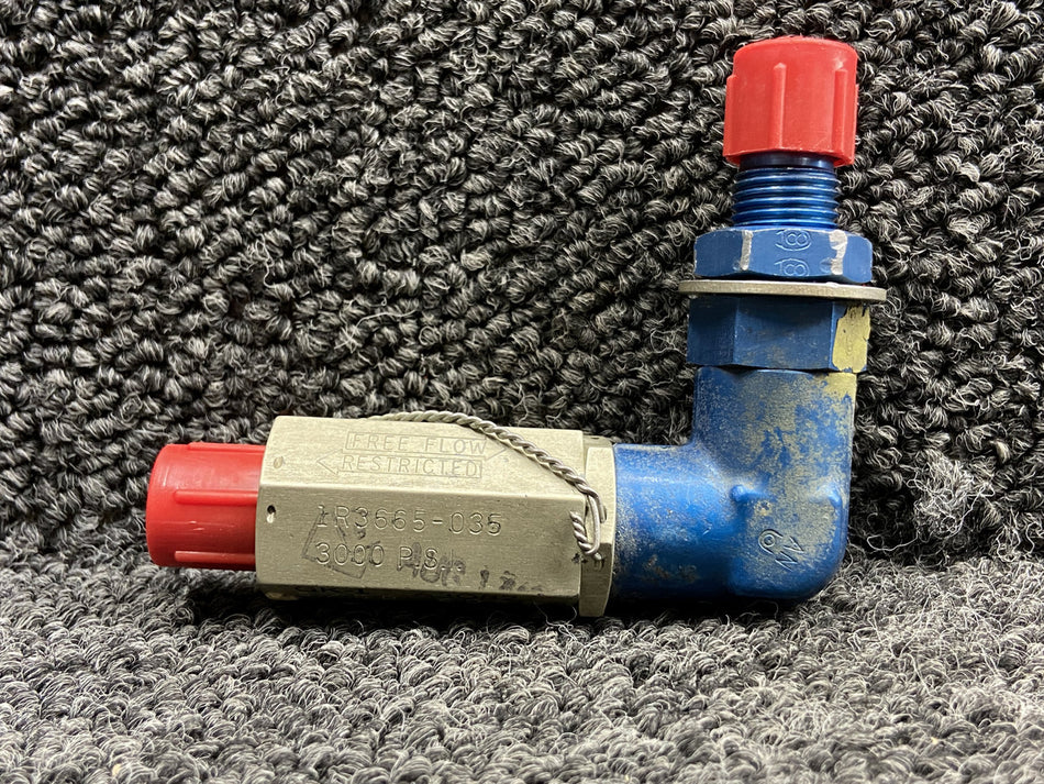 1R3665-035 Gar-Kenyon One Way Hydraulic Restrictor Valve (3000 PSI)