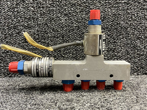 AF56C-384 (Alt: 6600473-1) Eckel Static Shutoff Valve Assembly RH (18-30V)