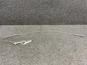 5415076-11 (Alt: 5415076-9) Lear Jet Upper Crew Door Uplock Release Cable w Bar