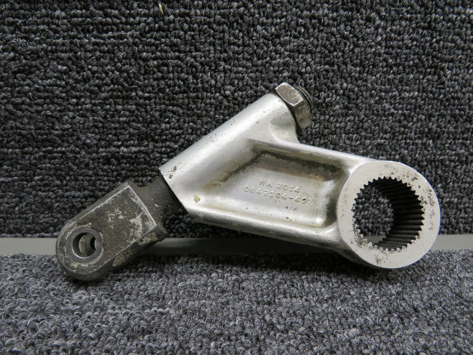 0842104-2 Cessna 310 Nose Gear Adjusting Bellcrank Assembly with Fork